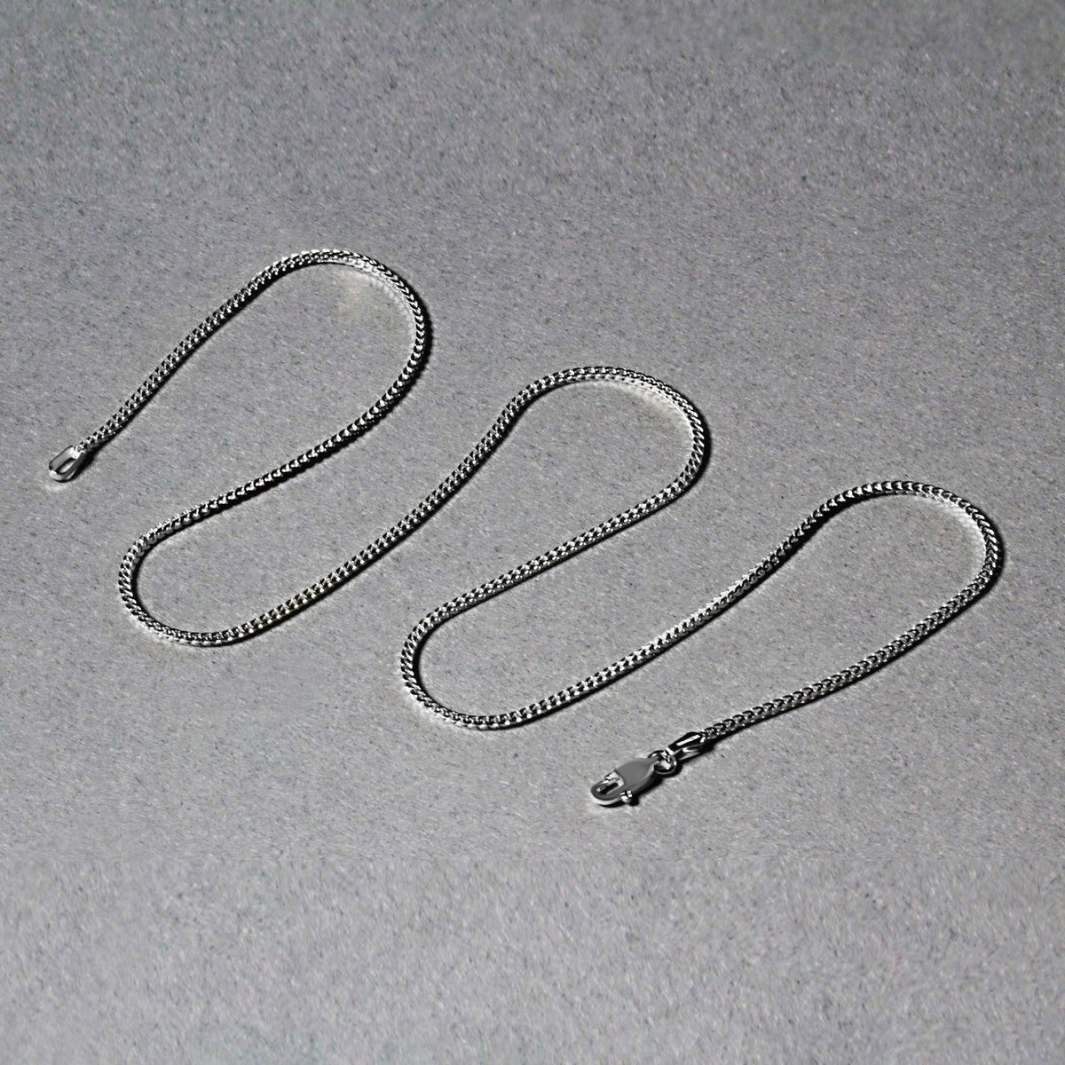 14k White Gold Franco Chain (1.20 mm) — view 8