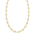 14K Yellow Gold Clover Link Necklace (7.00 mm)