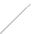Sterling Silver Rhodium Plated Vintage Puffed Miami Cuban Chain (4.10 mm)