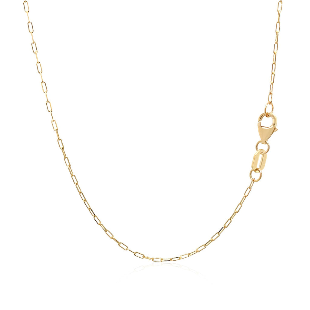 14k Yellow Gold 18 inch Necklace with Polished Butterflies and Beads — view 3