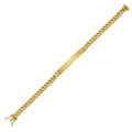 14K Yellow Gold Lite Cuban ID Bracelet (6.00 mm)