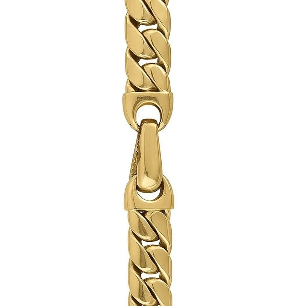 Le Serpent Curb Link Necklace in 14K Yellow Gold — view 4